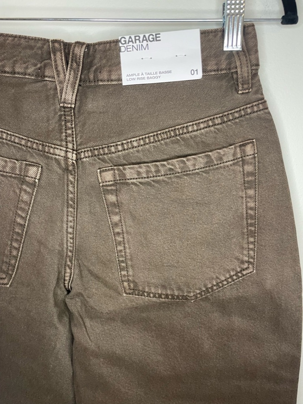 Garage Low Rise Baggy Jean Diesel Brown Women’s Size 1/25 MSRP$75 NWT RARE - Picture 3 of 10